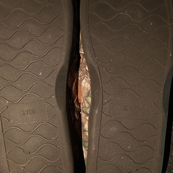 NWOTS camo slippers for men sz XL (13) - Picture 3 of 4